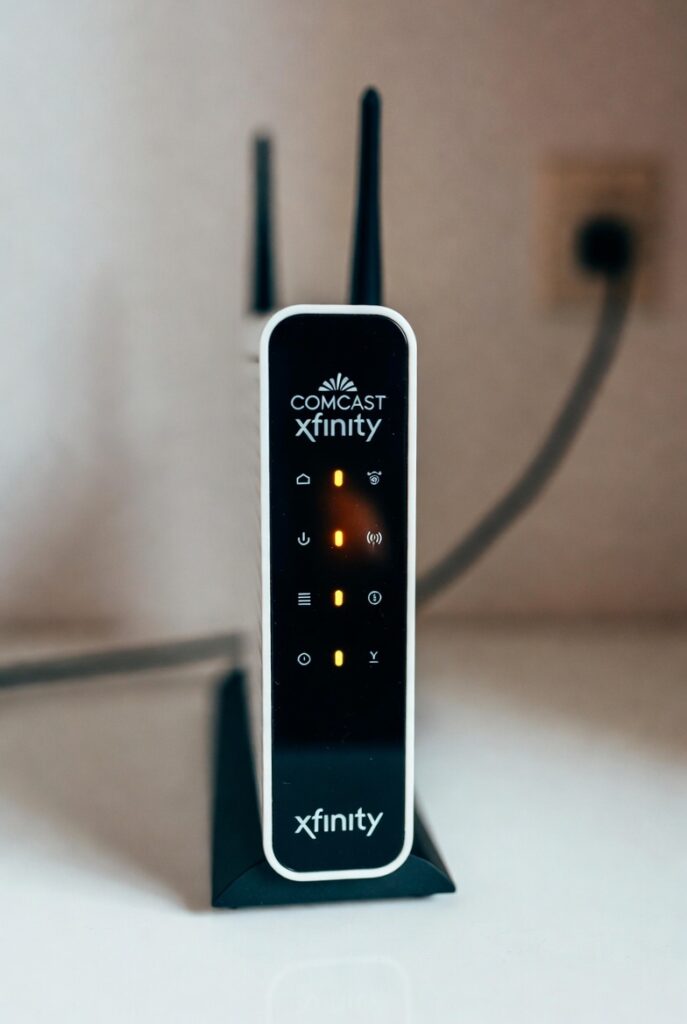 xfinity router blinking orange