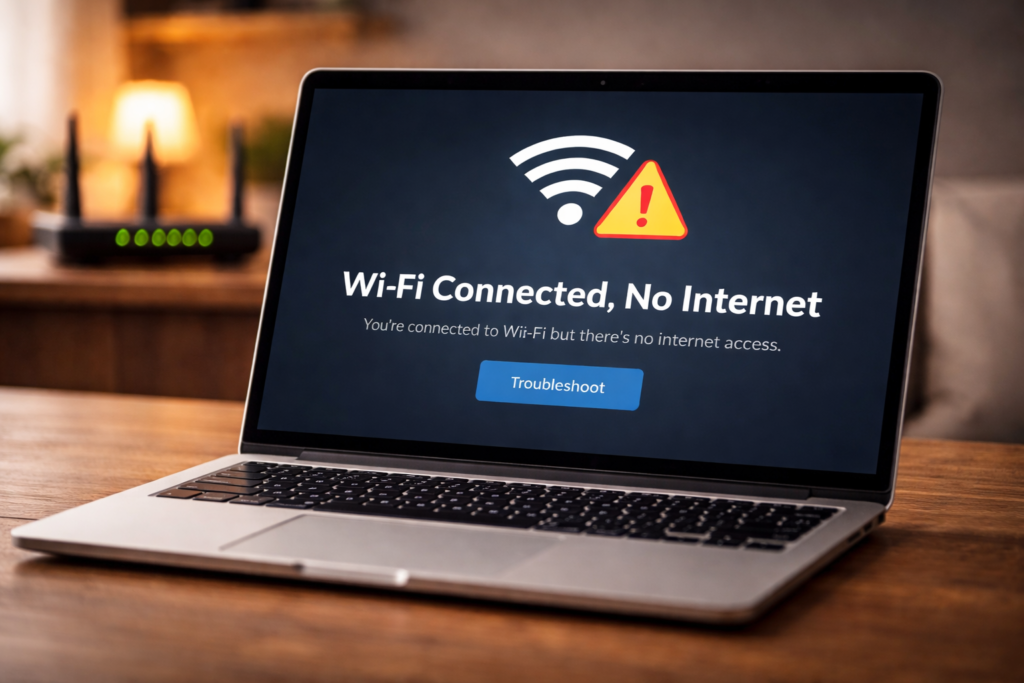 WiFi Connected but No Internet? Real Fixes That surprisingly Work 2026 wifi connected but no internet access